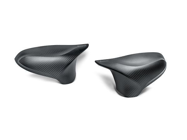 Carbon Fibre Mirror Cap Set - Matte