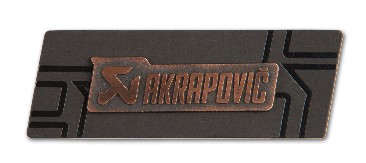 Copper sign badge