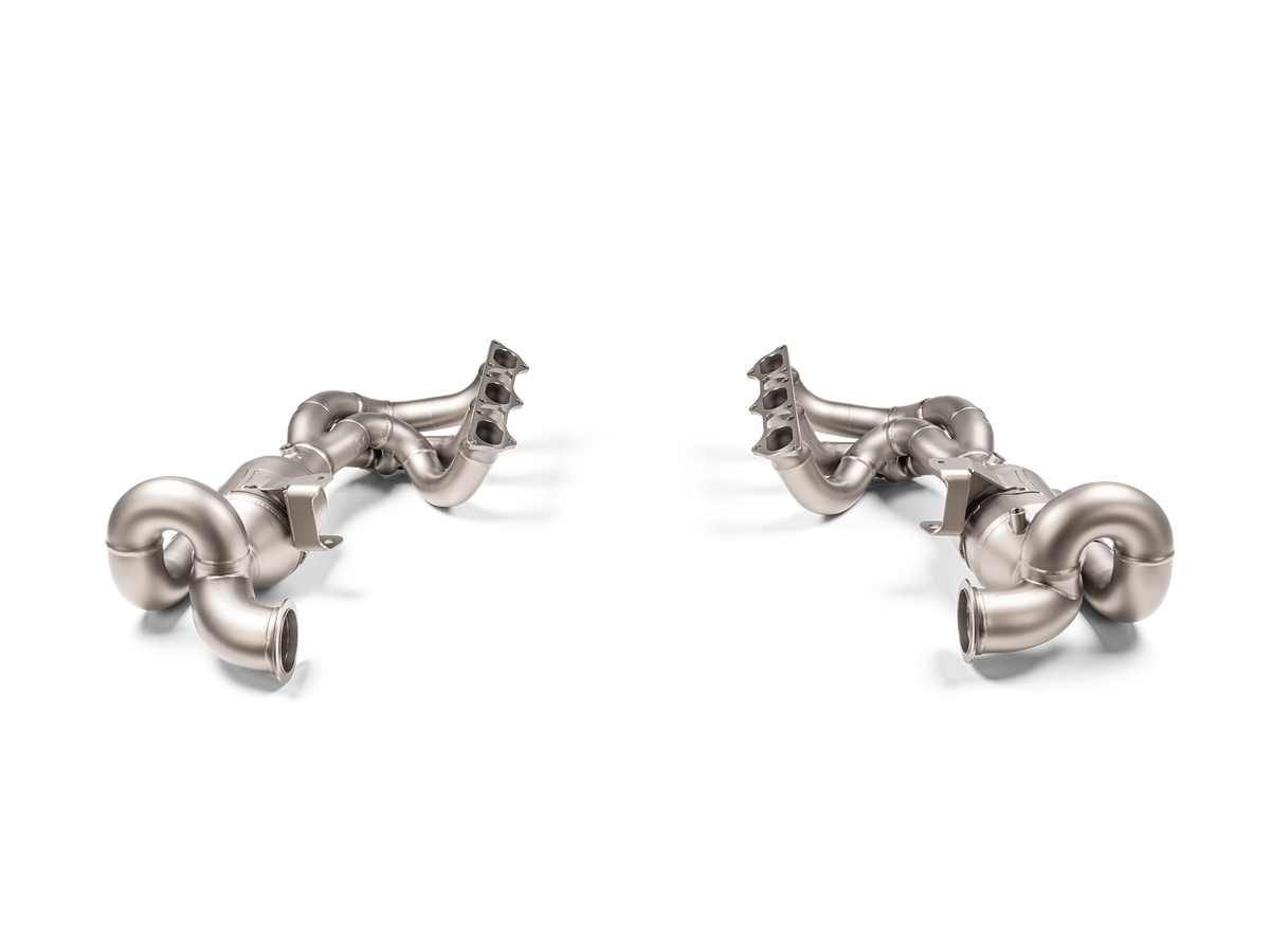 Akrapovič Evolution Header Set (Titanium) voor Porsche 911 GT3 / GT3 Touring (992)