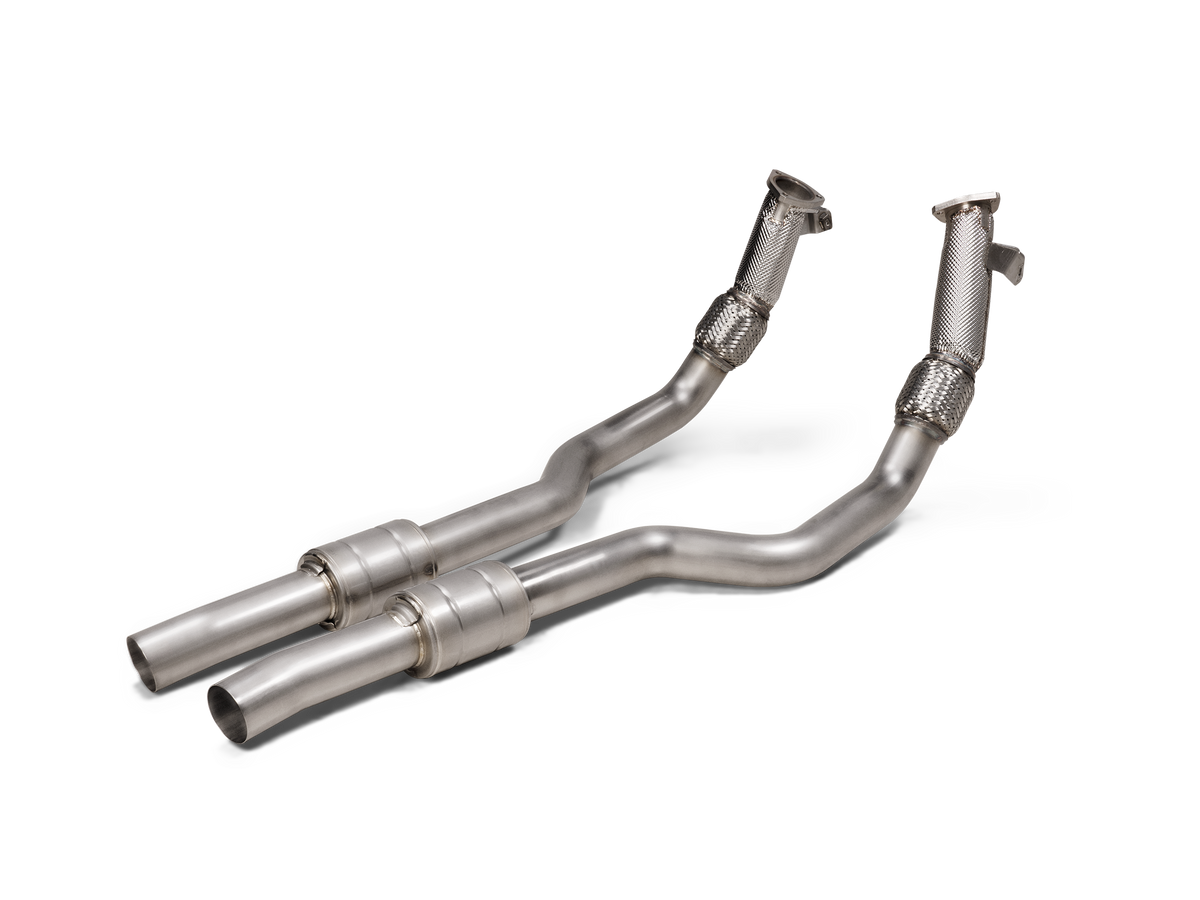 Akrapovič Link Pipe Set (SS) voor Audi RS 6 Avant (C8) - OPF/GPF