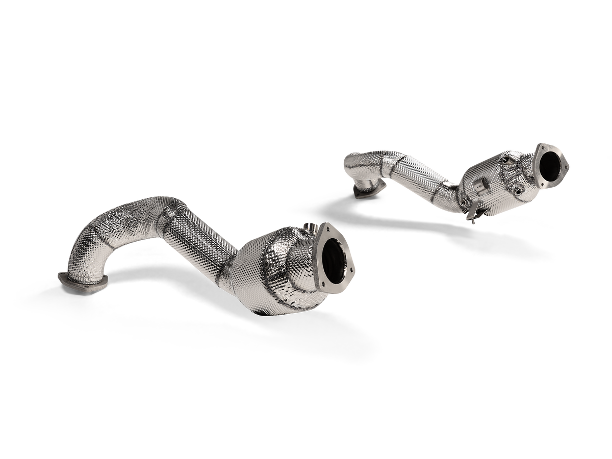Akrapovič Link Pipe Set (Titanium) voor Porsche 718 Cayman GT4 RS / Spyder RS