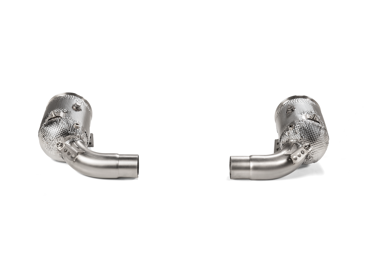 Akrapovič Link Pipe Set w Cat (SS) voor Porsche 911 Carrera /S/4/4S/GTS/Cabriolet/Targa/Dakar (992)