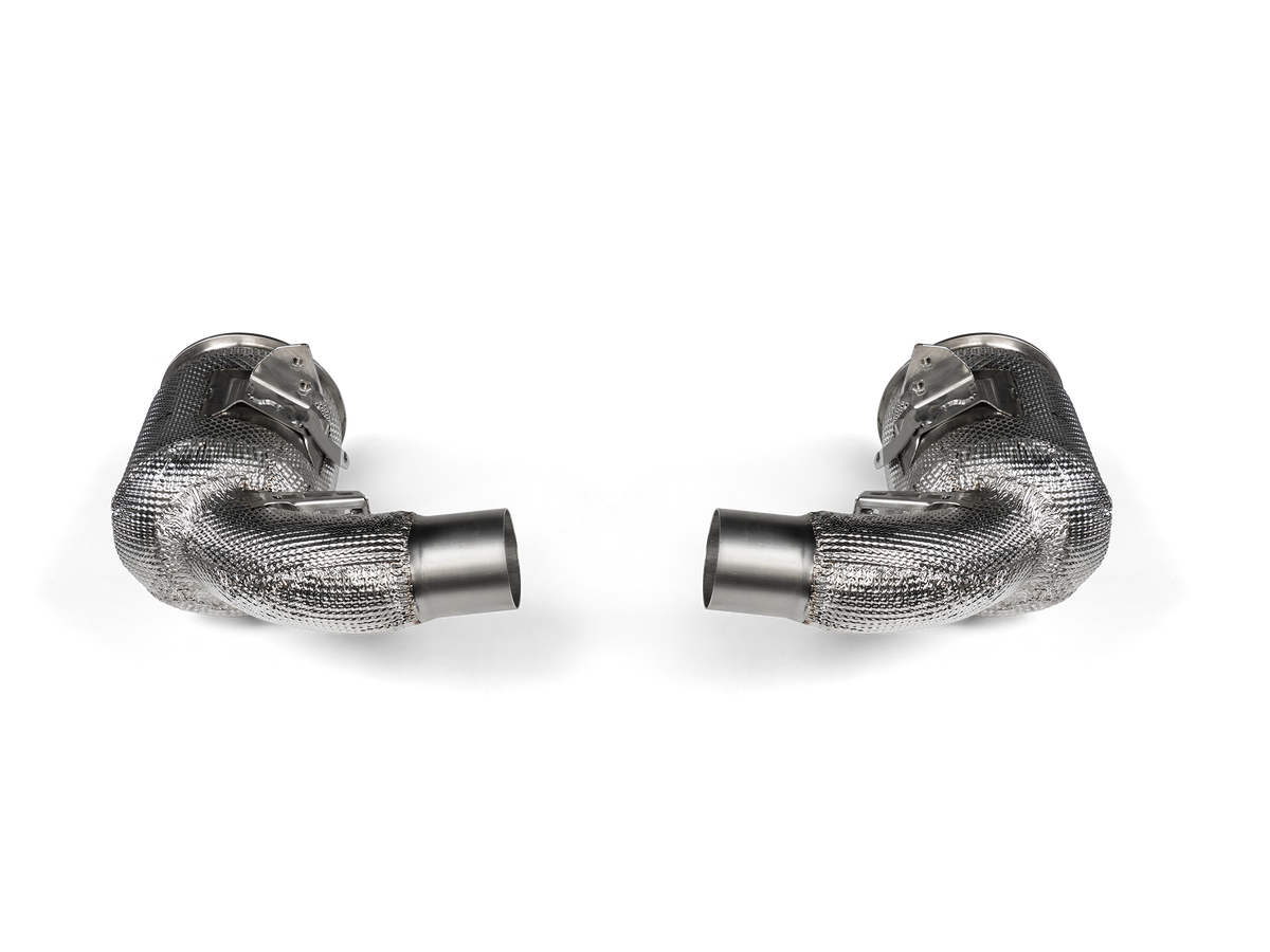 Akrapovič Link Pipe Set w Cat (SS) voor Porsche 911 Turbo / Turbo S / Cabriolet / Sport Classic (992)