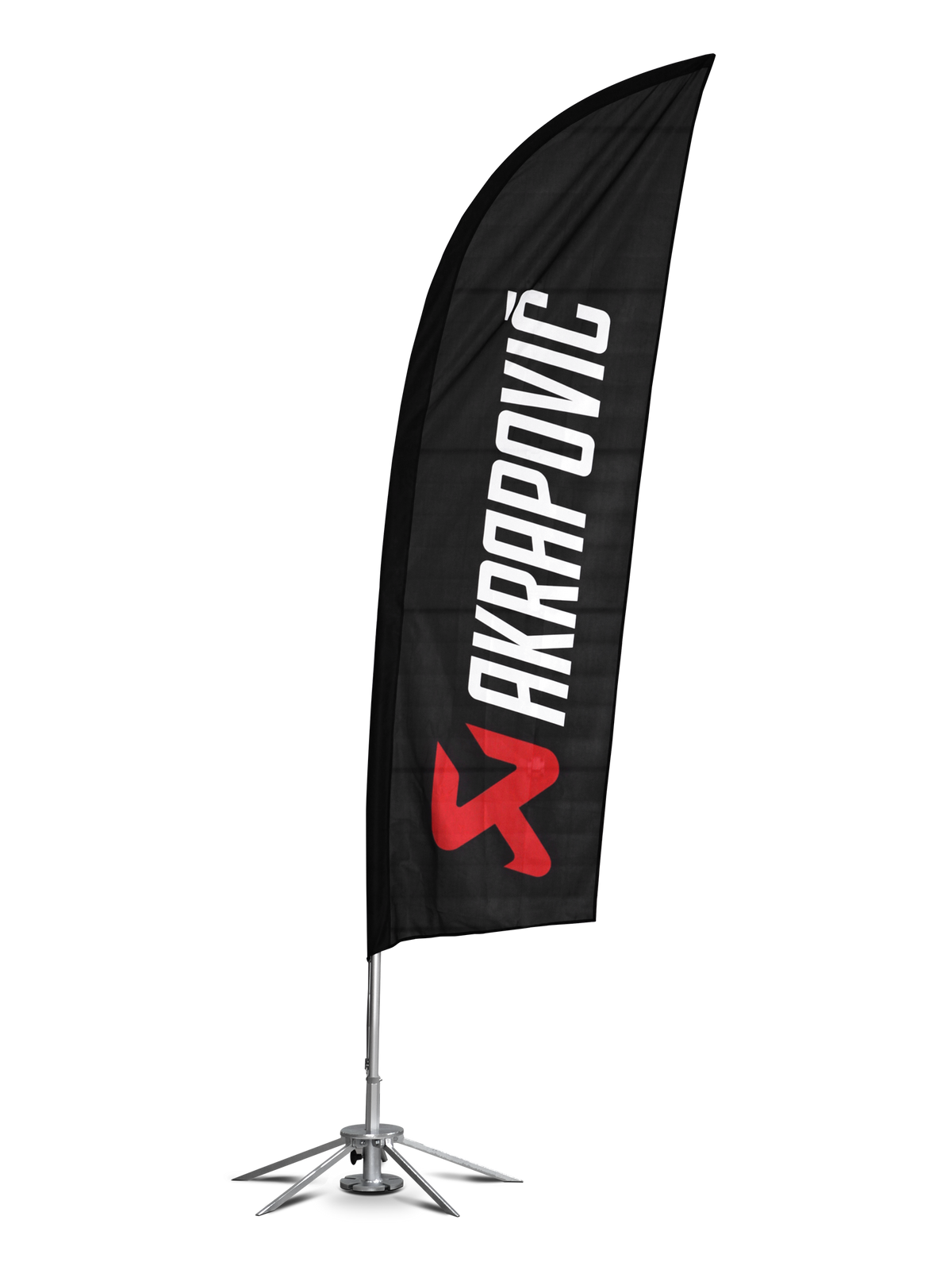 Self-standing flag set with tent flag kit