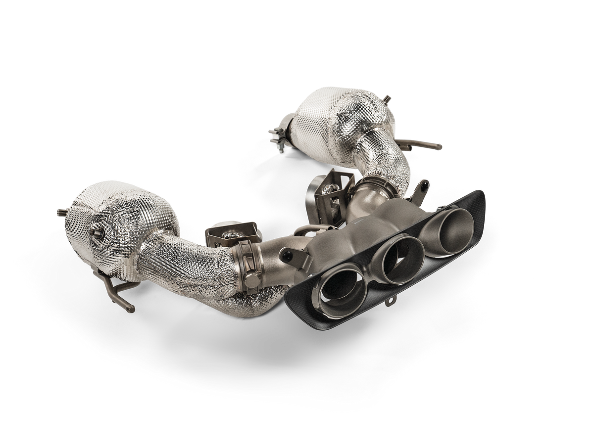 Akrapovič Slip-On Race Line (Titanium) voor Ferrari 296 GTB