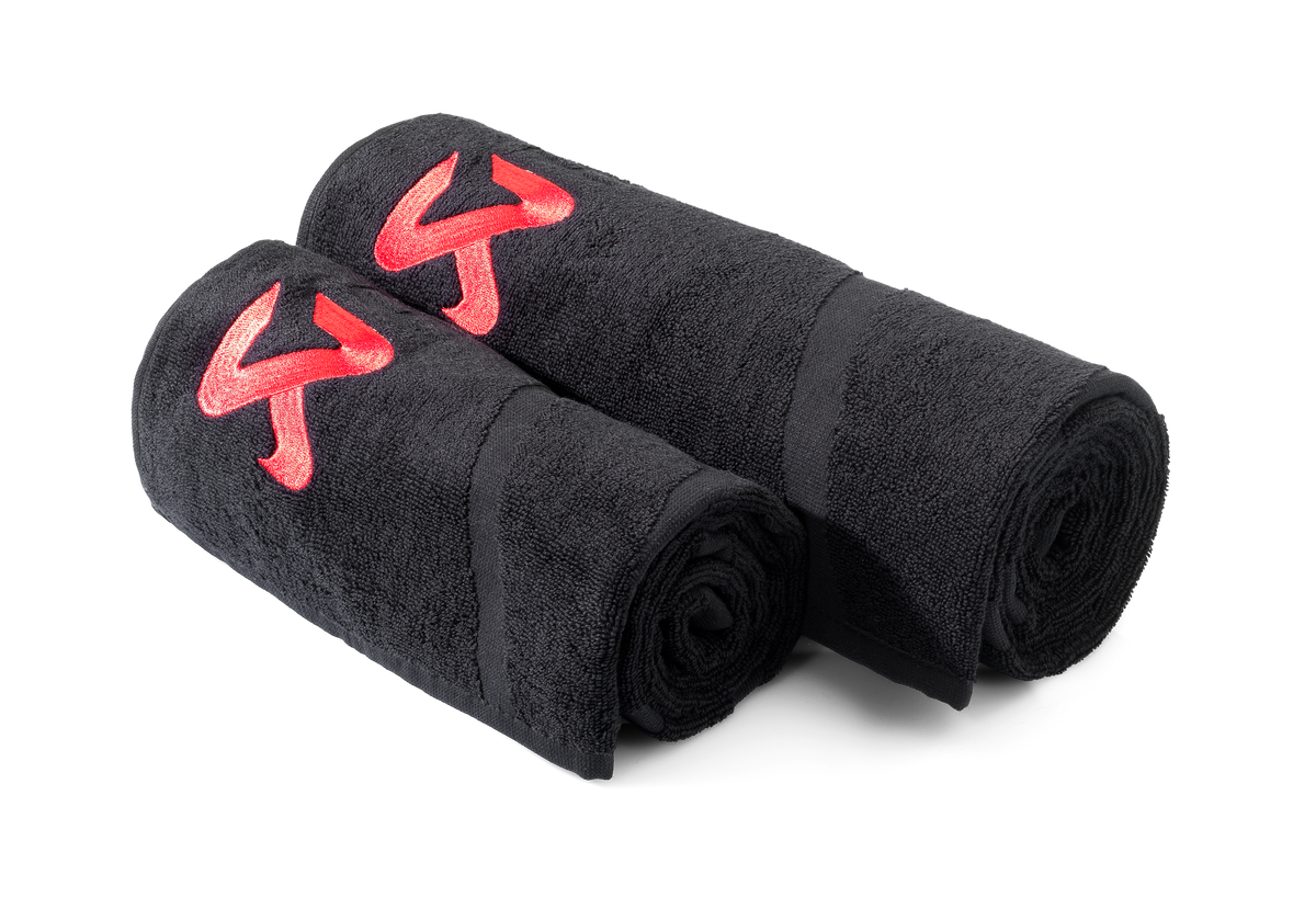 Towel set in a dry bag