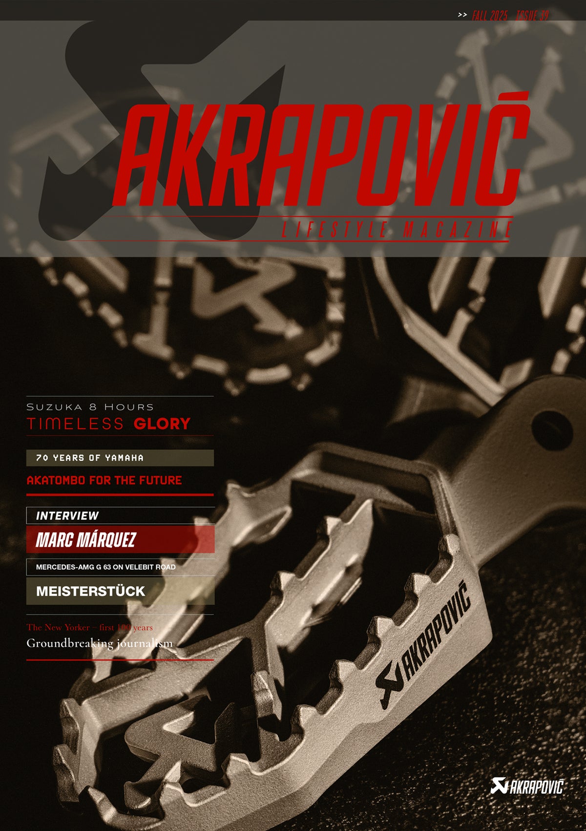 Akrapovič Lifestyle Magazine, Issue 39-EN, Fall 2025