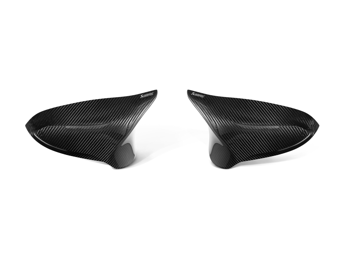 Akrapovič Carbon Fibre Mirror Cap Set - High Gloss voor BMW M2 CS (F87N)
