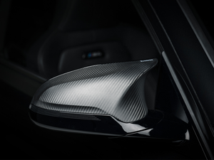 Akrapovič Carbon Fibre Mirror Cap Set - Matte voor BMW M2 CS (F87N)