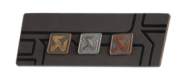 Copper/silver/brass pin set - medium
