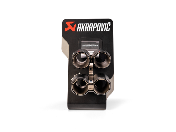 Counter Display with BMW M3/M4 sample tail pipe sets