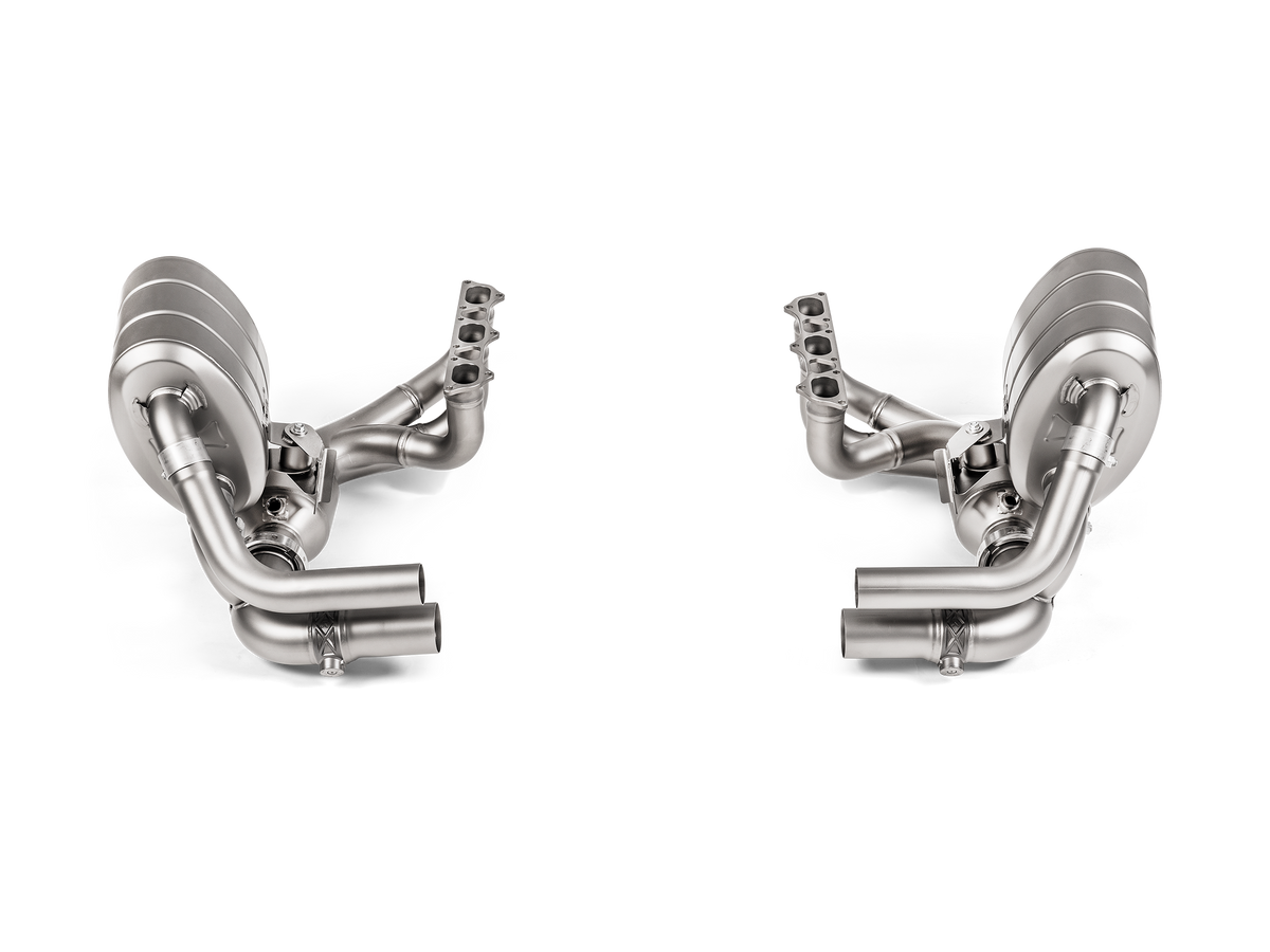 Akrapovič Evolution Header Set (Titanium) voor Porsche 911 GT3 / GT3 Touring (991.2)