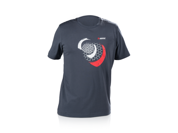 Lifestyle T-shirt Mesh Men's Blue-Grey 3XL