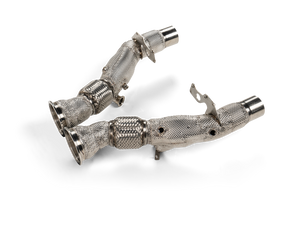 Akrapovič Link Pipe Set (SS) voor Ferrari 296 GTB