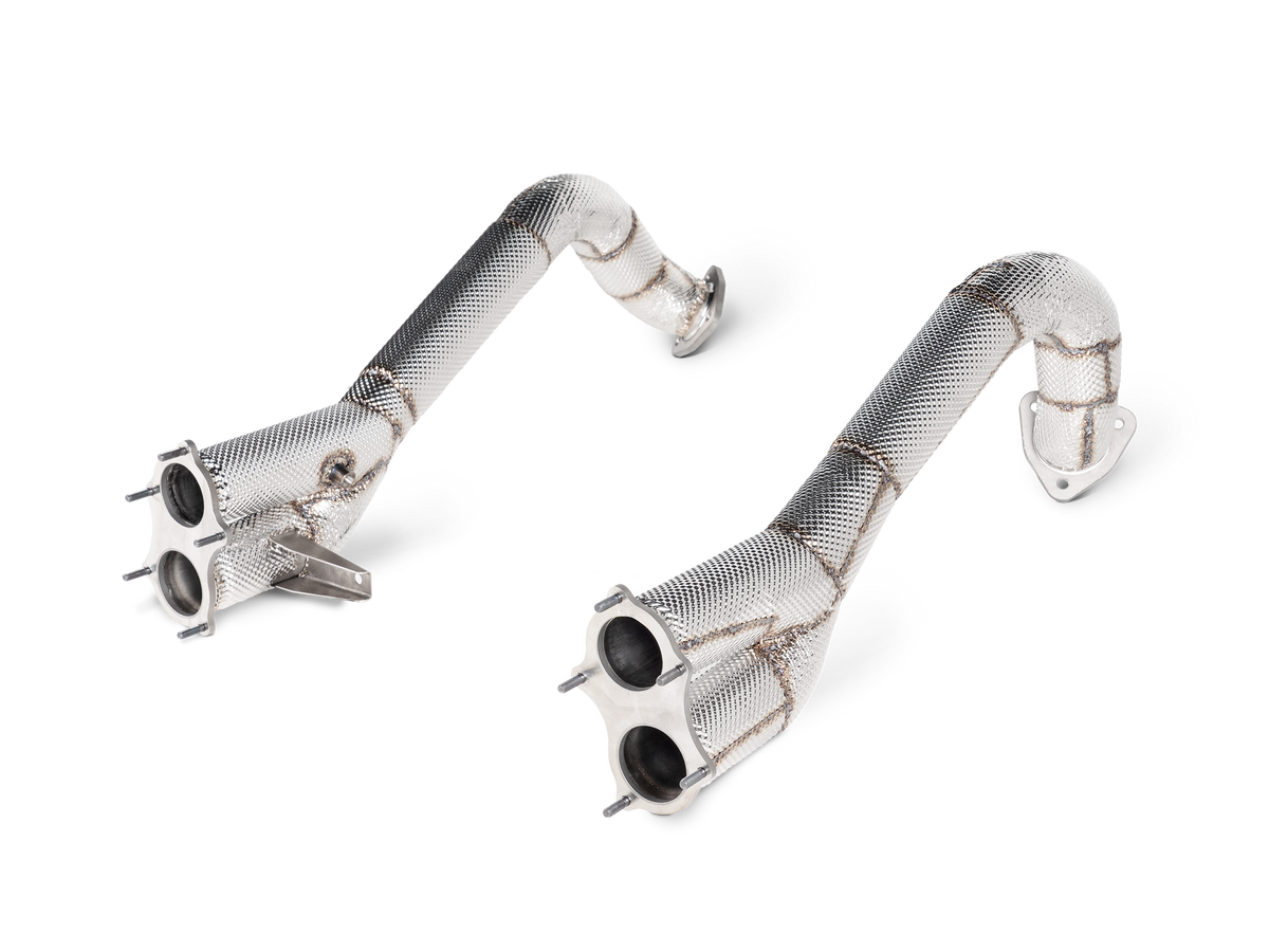 Akrapovič Link pipe set (Titanium) voor Porsche 718 Cayman GTS 4.0 / Boxster GTS 4.0
