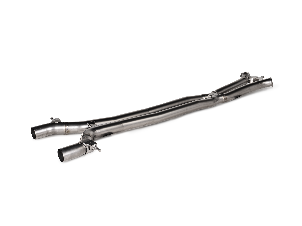 Akrapovič Link Pipe Set (Titanium) voor Porsche Panamera / 4 / 4 E-Hybrid / 4S E-Hybrid / GTS / Turbo E-Hybrid / Turbo S E-Hybrid (976)