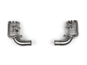 Akrapovič Link Pipe Set w Cat (SS) voor Porsche 911 Carrera /T/S/4S/Cabriolet/Targa (992.2)