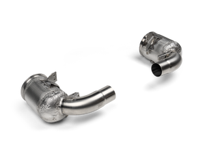 Akrapovič Link Pipe Set w Cat (SS) voor Porsche 911 Carrera /T/S/4S/Cabriolet/Targa (992.2)