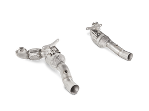 Akrapovič Link Pipe Set w/o Cat (SS) voor Ferrari 488 GTB/488 Spider