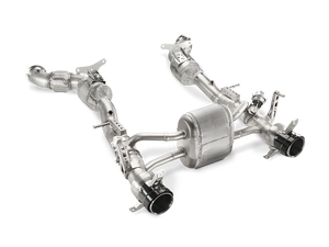 Akrapovič Link Pipe Set w/o Cat (SS) voor Ferrari 488 GTB/488 Spider