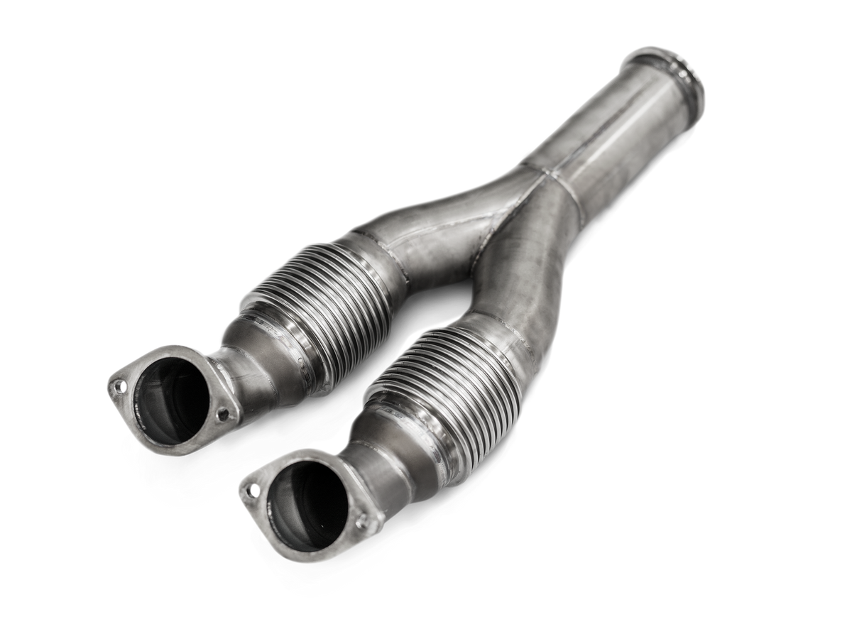 Akrapovič Link pipe (SS) for aftermarket turbochargers voor Nissan GT-R