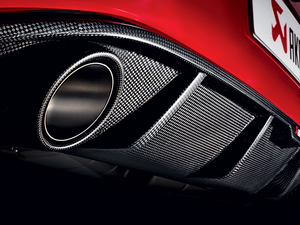 Akrapovič Rear Carbon Fibre Diffuser voor Volkswagen Golf (VII) GTI