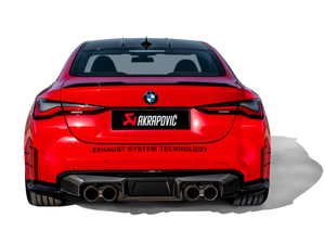 Akrapovič Rear Carbon Fibre Diffuser - High Gloss Black voor BMW M3 (G80, G81)