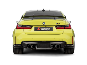 Akrapovič Rear Carbon Fibre Diffuser - High Gloss Black voor BMW M3 (G80, G81)