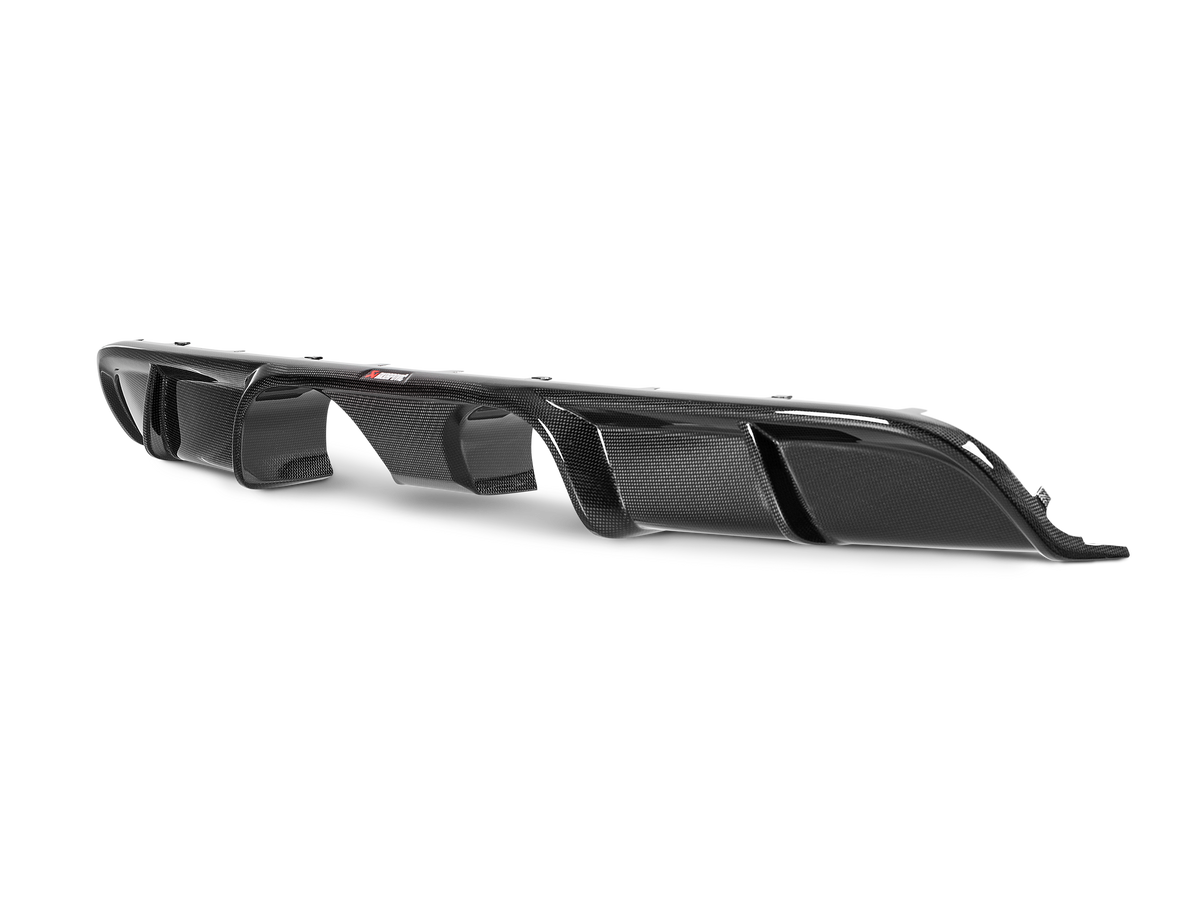 Akrapovič Rear Carbon Fibre Diffuser - High Gloss voor Porsche 911 Carrera / Cabriolet / Targa /S/4/4S/GTS (991.2)