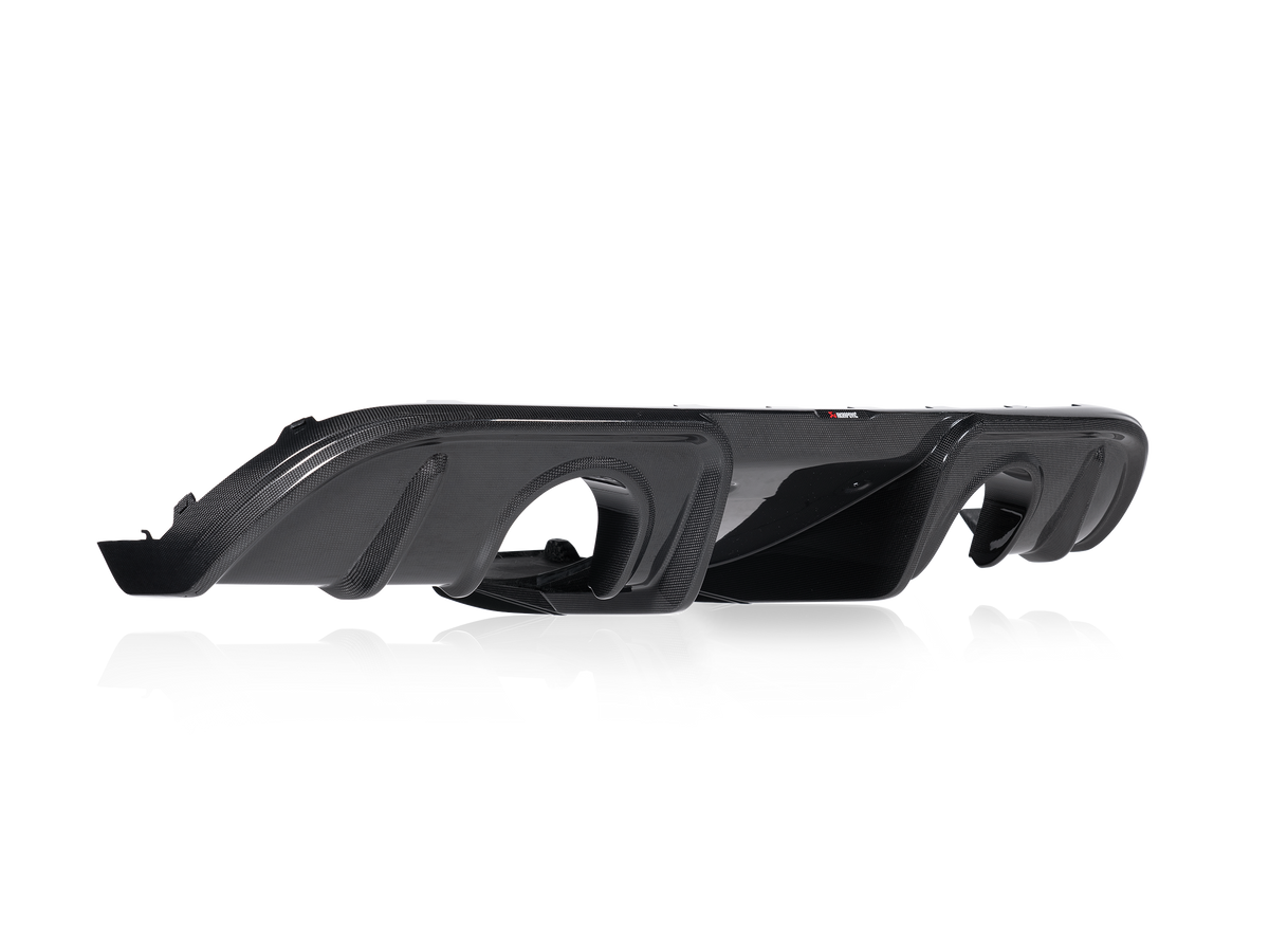 Akrapovič Rear Carbon Fibre Diffuser - High Gloss voor Porsche 718 Cayman GT4 / Spyder