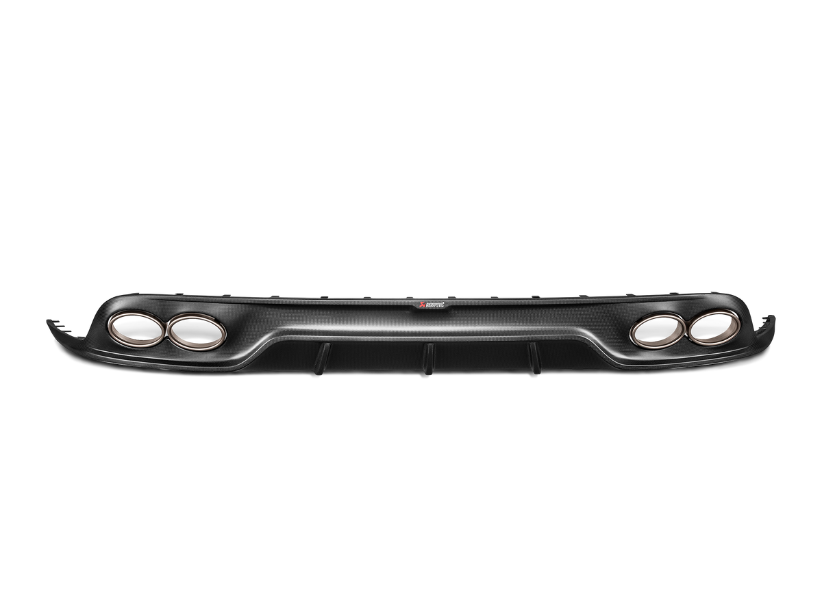 Akrapovič Rear Carbon Fibre Diffuser - Matte voor Porsche 911 Turbo / Turbo S (991.2)