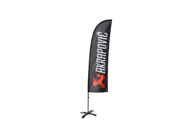 Self standing beach flag set - small