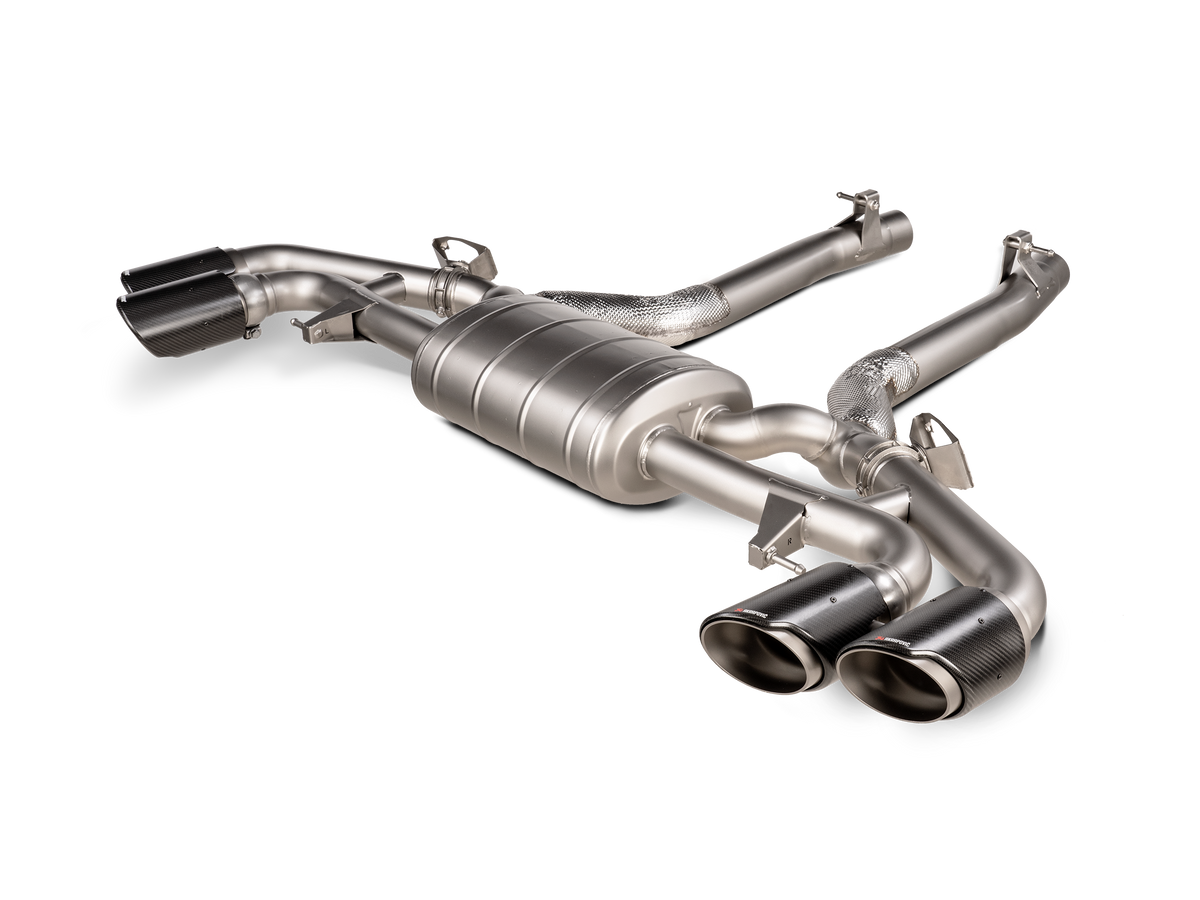 Akrapovič Slip-On Line (Titanium) voor BMW X6 M / X6 M Competition (F96) - OPF/GPF
