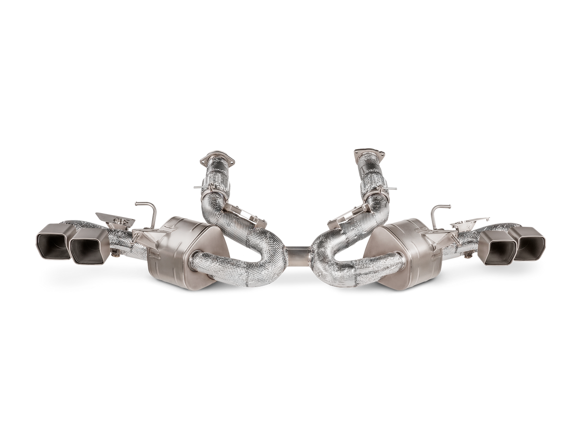 Akrapovič Slip-On Line (Titanium) voor Chevrolet Corvette Stingray (C8) - OPF/GPF