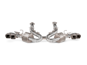 Akrapovič Slip-On Line (Titanium) voor Chevrolet Corvette Stingray (C8) - OPF/GPF