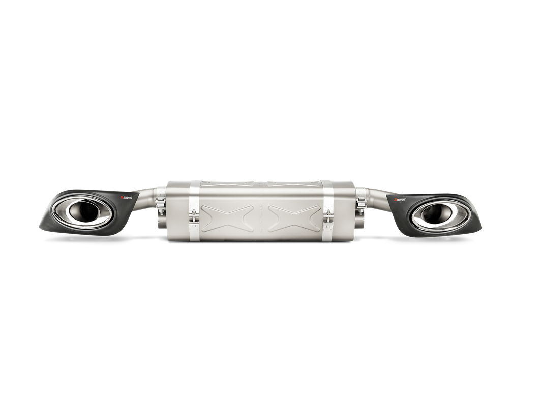 Akrapovič Slip-On Line (Titanium) voor Porsche 911 Turbo/Turbo S (991)