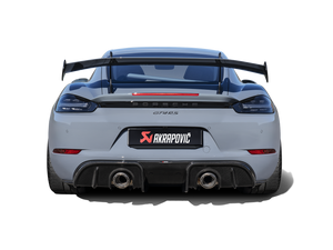 Akrapovič Slip-On Race Line (Titanium) voor Porsche 718 Cayman GT4 RS / Spyder RS