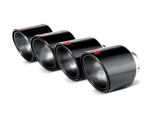 Akrapovič Tail pipe set (Carbon,dia 115 mm) voor Chevrolet Corvette ZO6/ZR1 (C6)