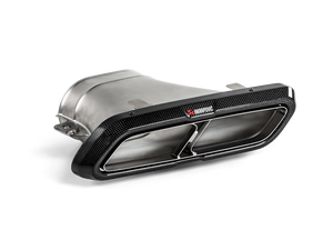 Akrapovič Tail pipe set (Carbon) - High Gloss voor Mercedes-AMG E 63/E 63 S Sedan/Estate (W213/S213)