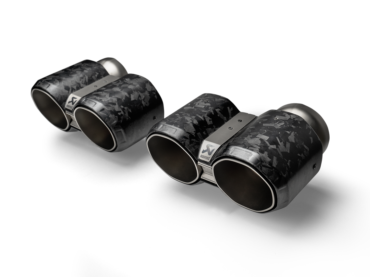 Akrapovič Tail Pipe Set (Chopped Carbon) voor BMW M3 (G80, G81)