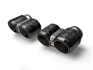 Akrapovič Tail Pipe Set (Chopped Carbon) voor BMW M3 (G80, G81)