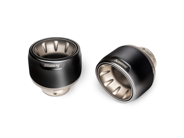 Tail pipe set (Titanium) - Black