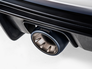 Akrapovič Tail pipe set (Titanium) - Black voor Porsche 718 Cayman GTS 4.0 / Boxster GTS 4.0