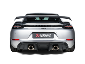 Akrapovič Tail pipe set (Titanium) voor Porsche 718 Cayman GTS 4.0 / Boxster GTS 4.0
