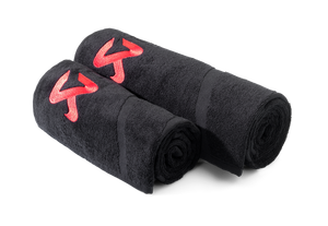 Towel set in a dry bag